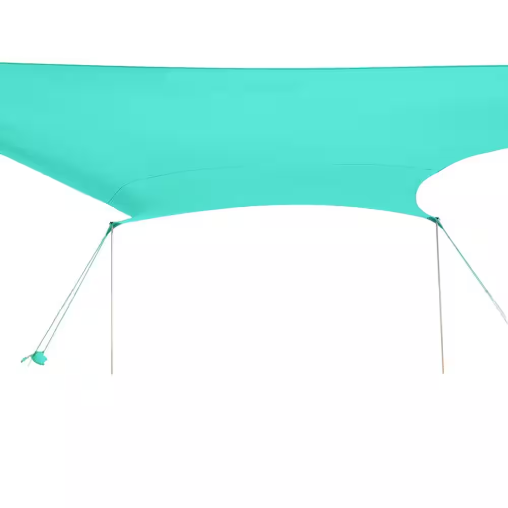 8 Ft. X 8 Ft. Beach Canopy Tent Sun Shelter Effortless Setup, Superior Stability, and UPF 50 plus Protection